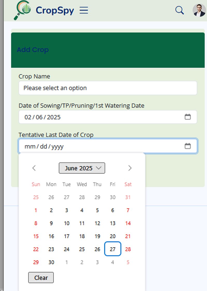 Disease Scouting Screenshot