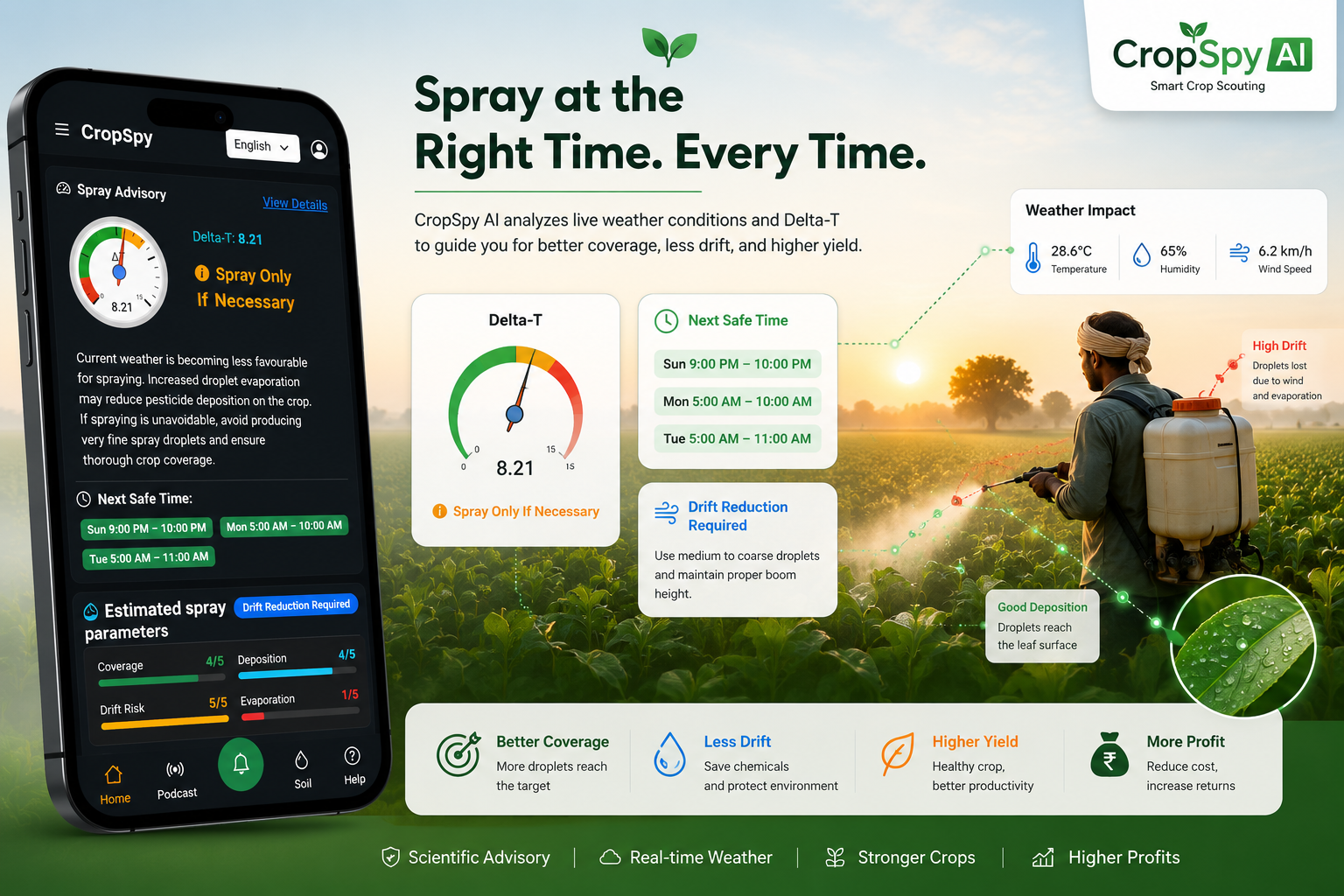 Cropspy Spraying Delta-T